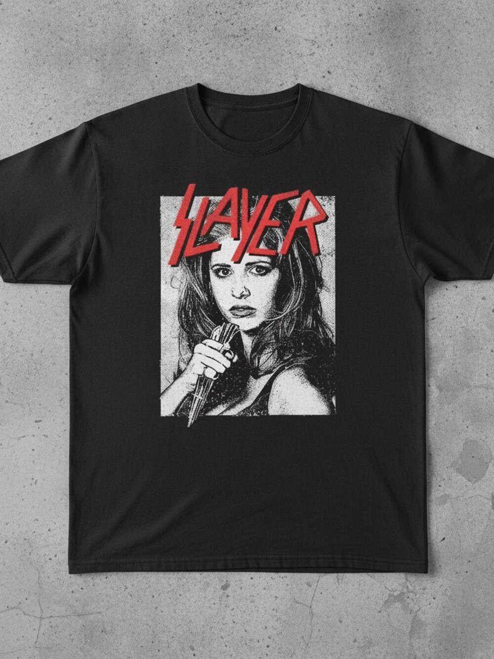 Slayer Graphic T-Shirt Black Unisex Rock Metal Music Tee Vintage Inspired